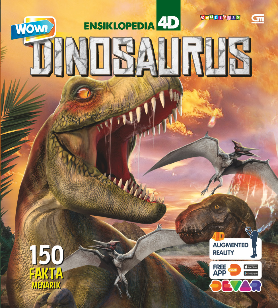 Wow! Ensiklopedia 4D: Dinosaurus
