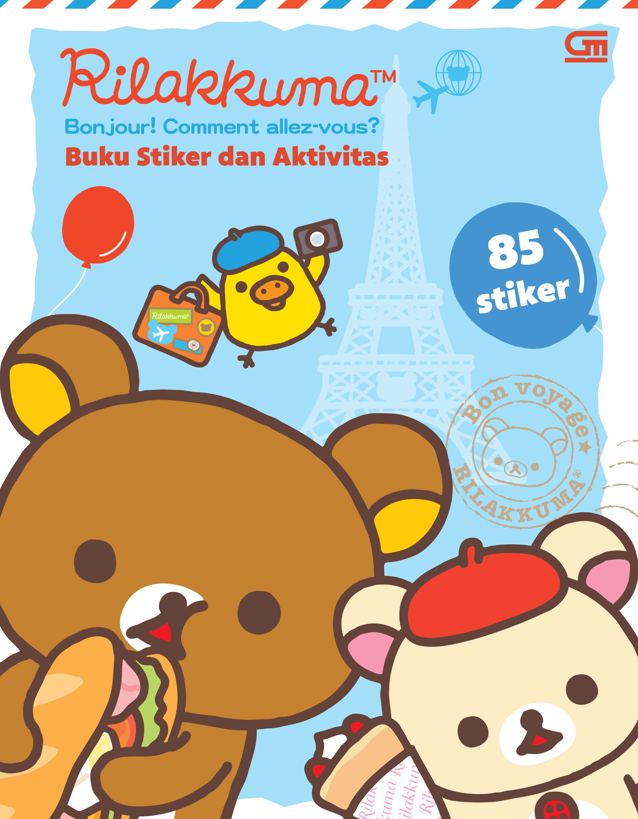Rilakkuma Bonjour! Buku Stiker dan Aktivitas
