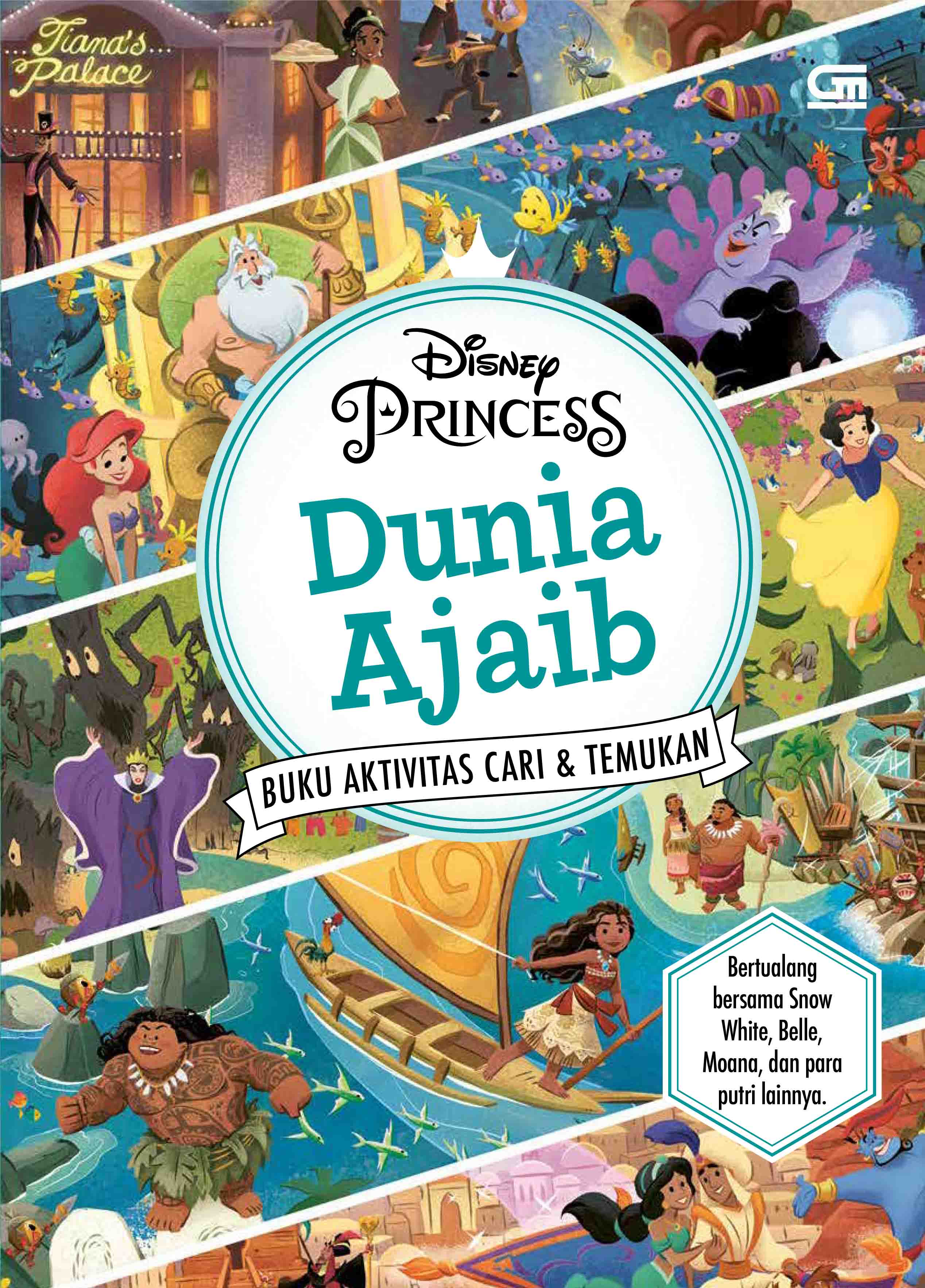 Disney Princess Dunia Ajaib: Buku Aktivitas Cari & Temukan