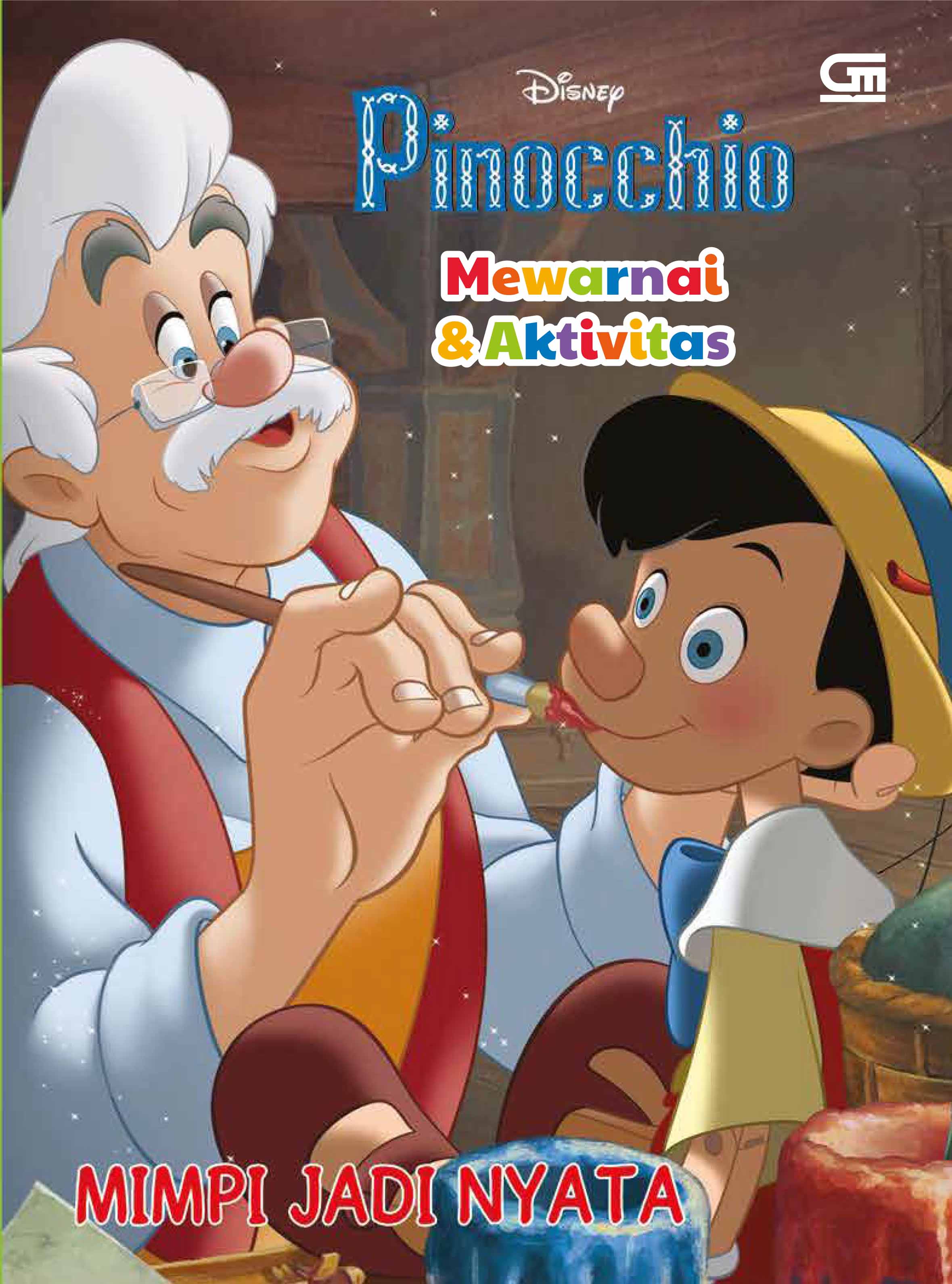 Pinocchio: Mewarnai & Aktivitas Mimpi Jadi Nyata