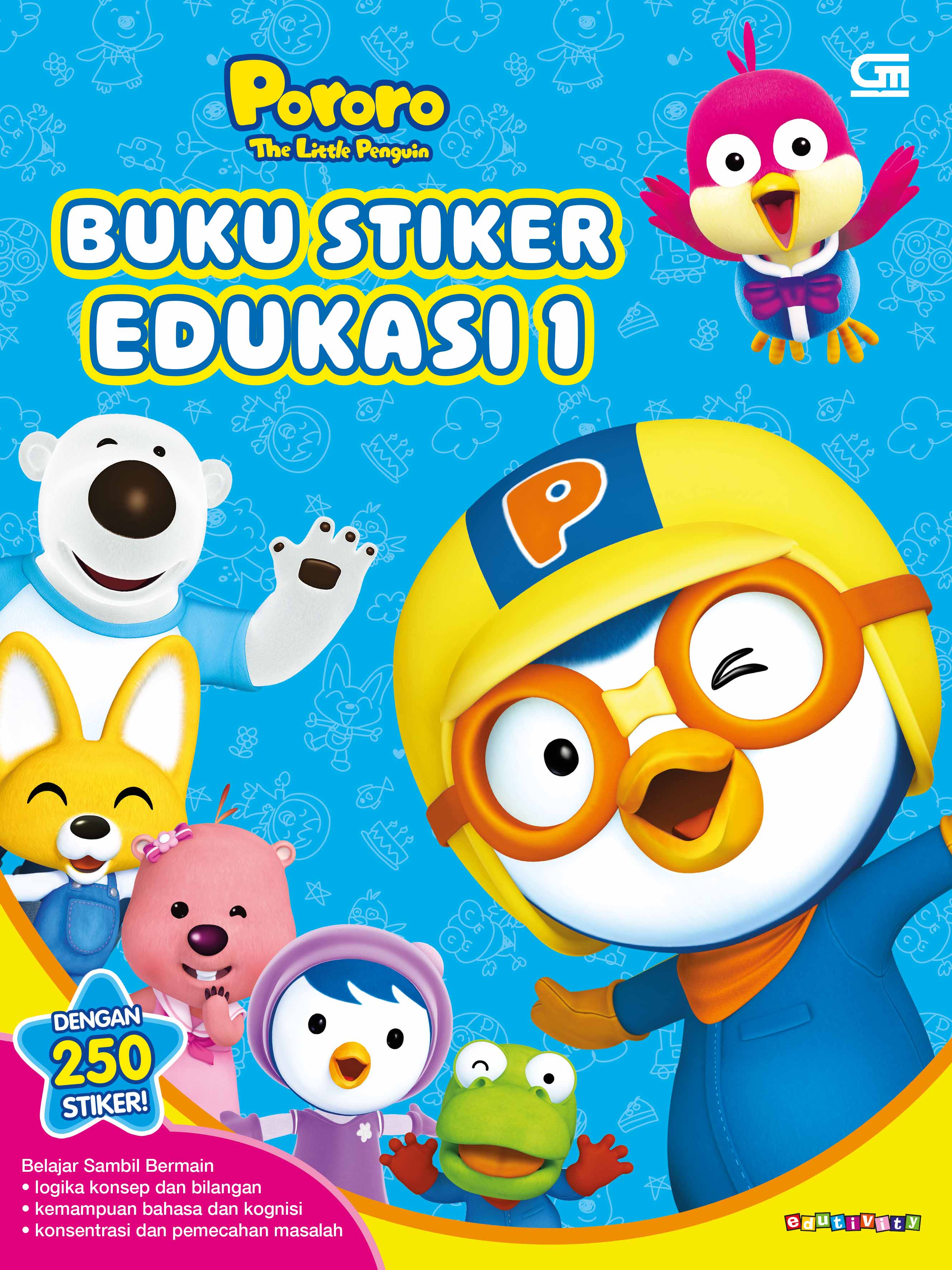 Pororo: Buku Stiker Edukasi 1