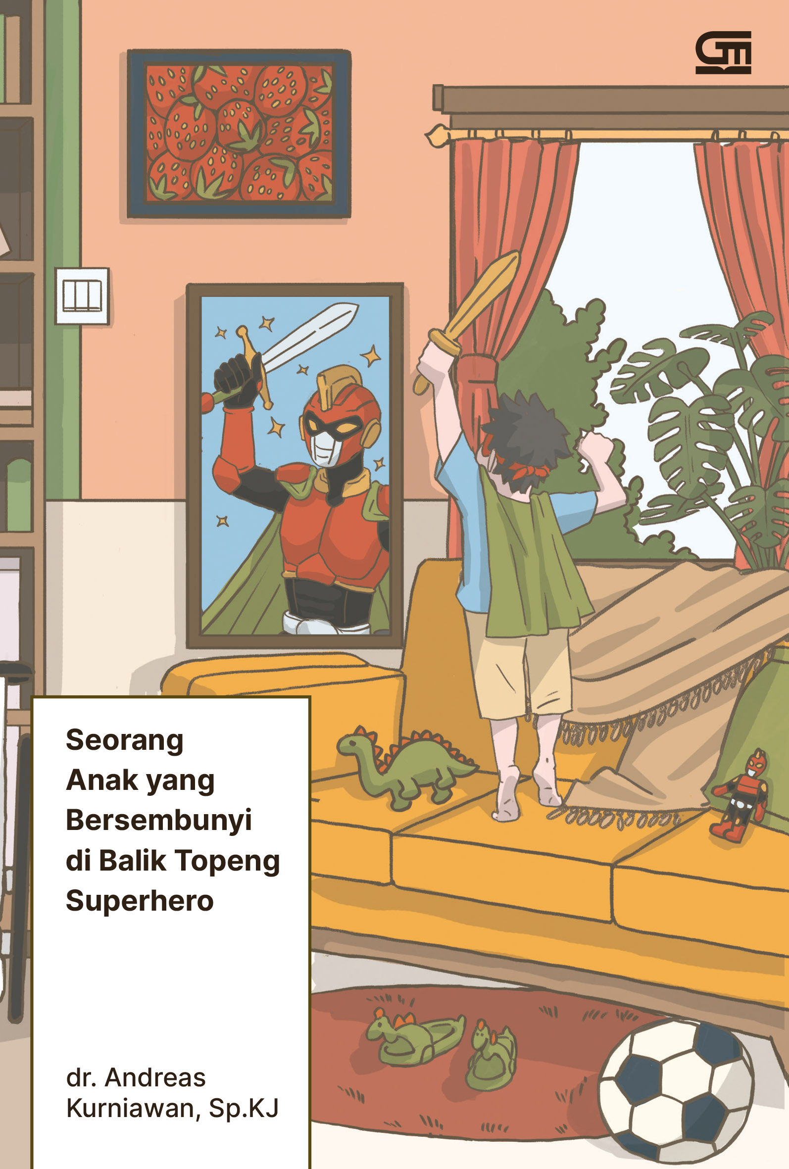 Seorang Anak yang Bersembunyi di Balik Topeng Superhero