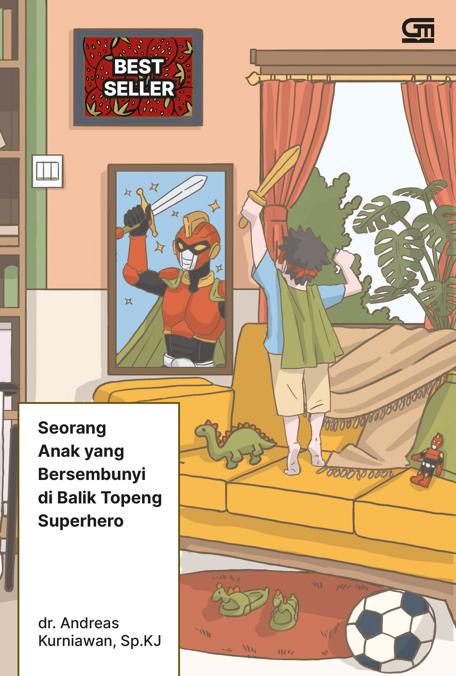 Seorang Anak yang Bersembunyi di Balik Topeng Superhero