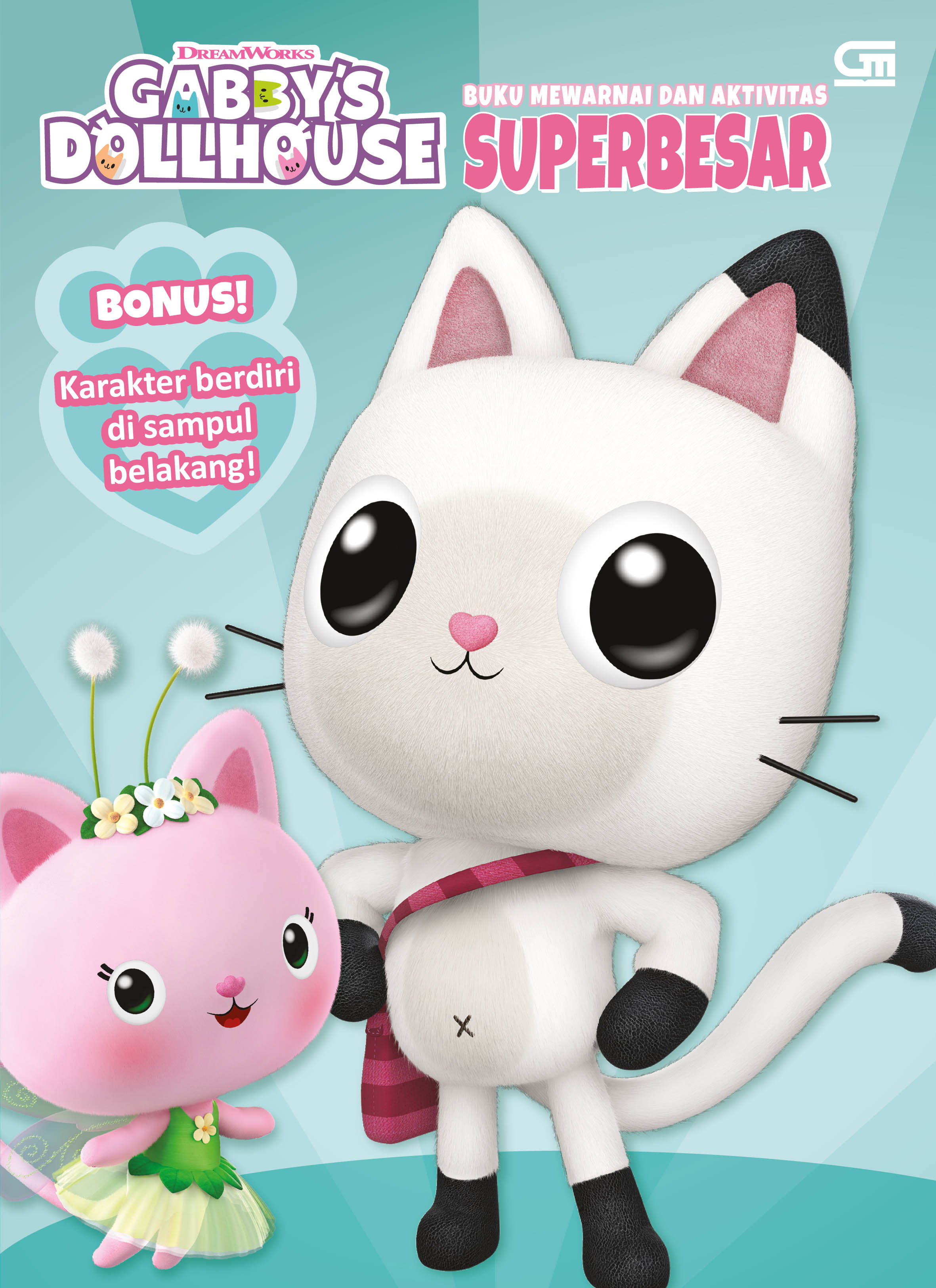 Gabby's Dollhouse: Buku Mewarnai dan Aktivitas Superbesar
