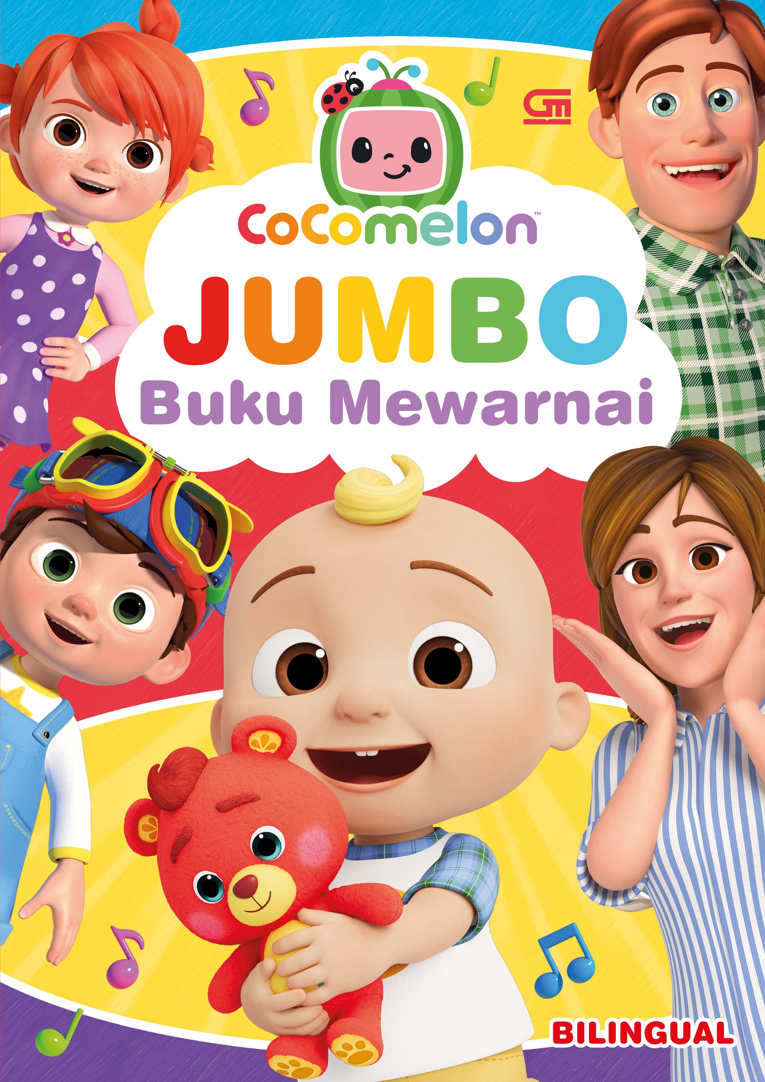 CoComelon Jumbo Buku Mewarnai