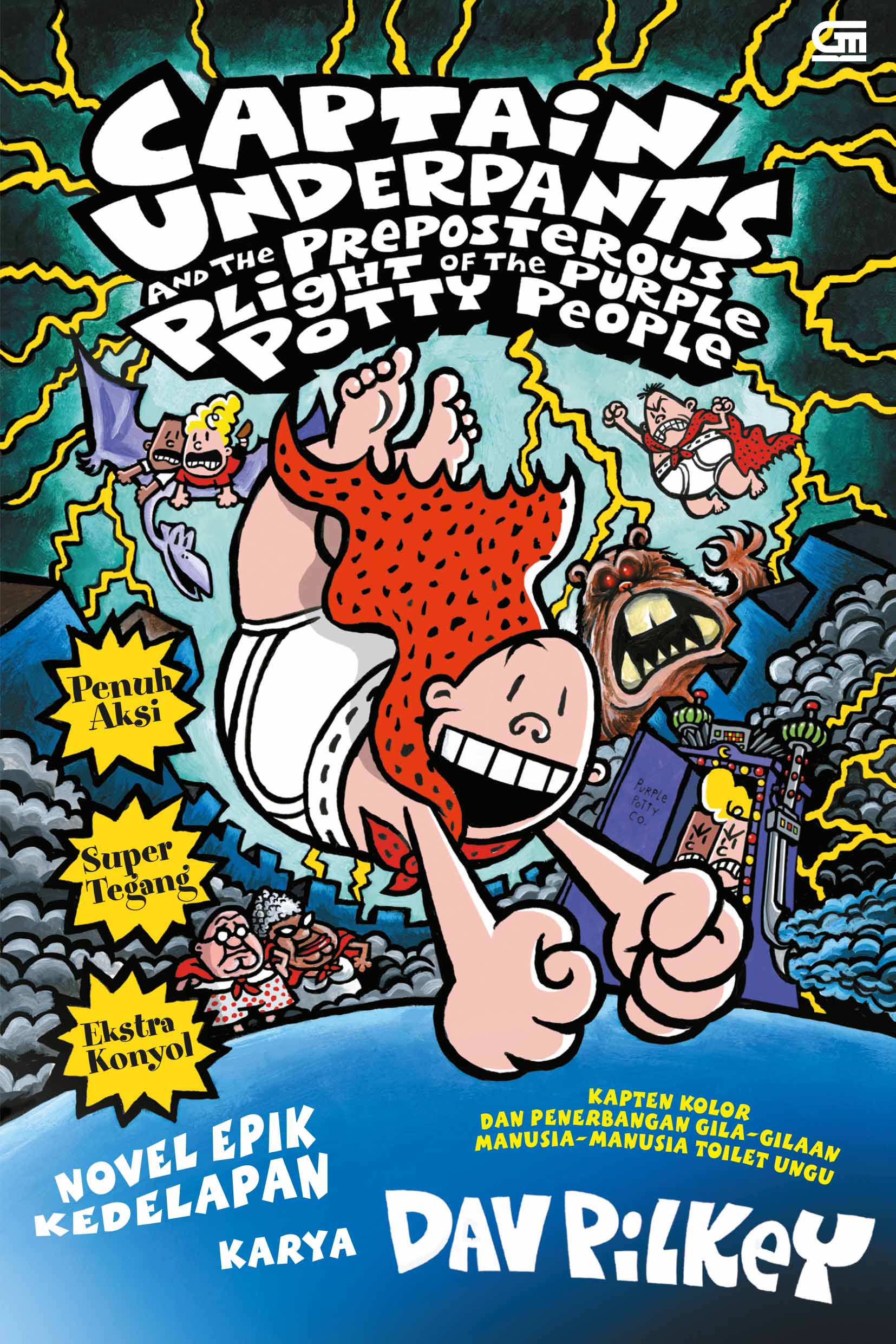 Kapten Kolor dan Penerbangan Gila-Gilaan Manusia-Manusia Toilet Ungu