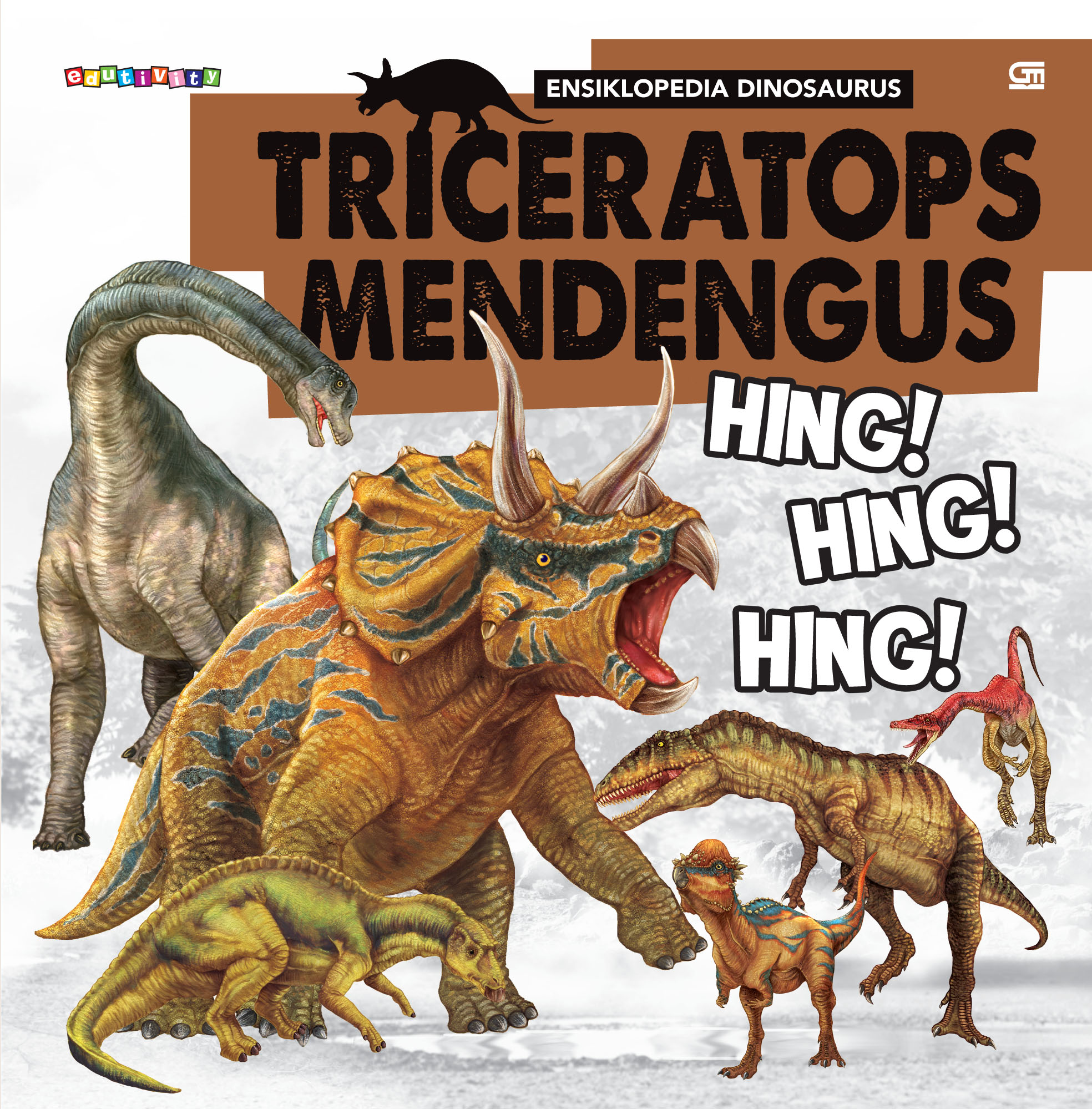 Ensiklopedia Dinosaurus: Triceratops Mendengus Hing! Hing! Hing