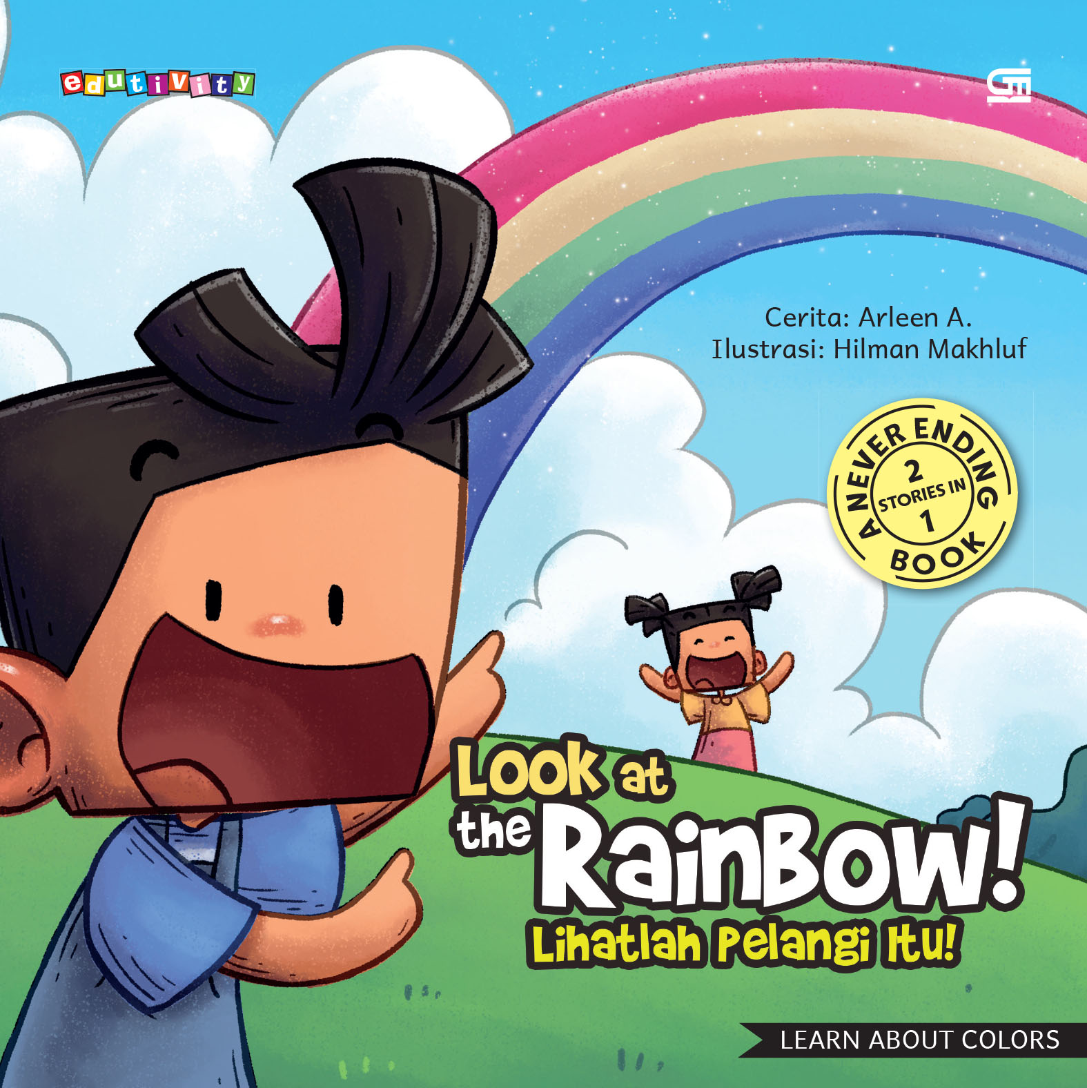 Look at The Rainbow! Lihatlah Pelangi Itu! - Look at The Palace! Lihatlah Istana Itu!