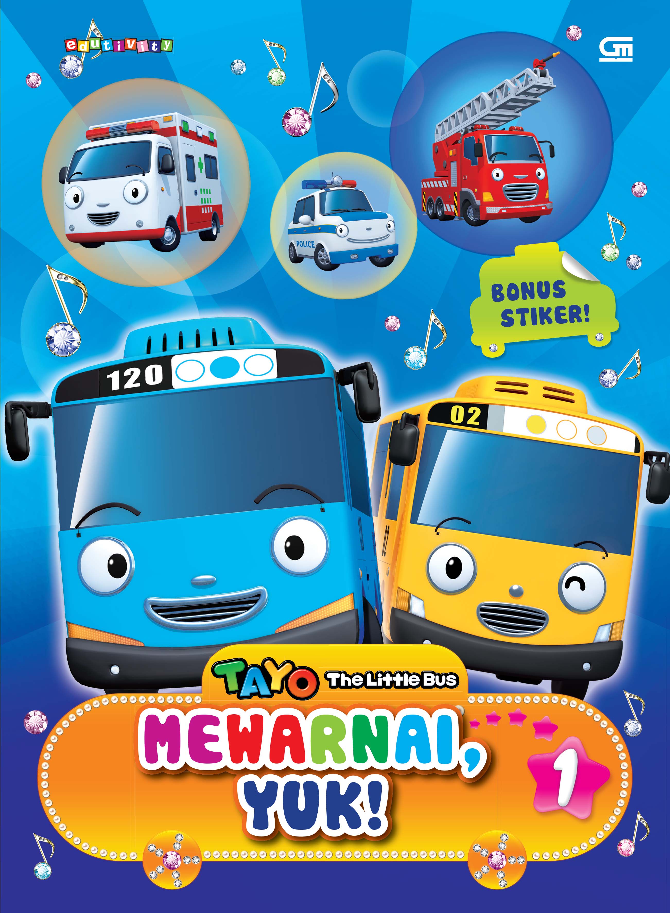 Tayo the Little Bus: Mewarnai, Yuk! 1