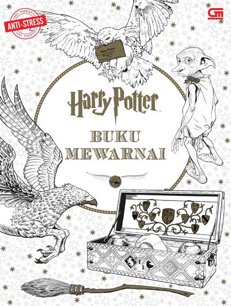 Anti-Stress: Buku Mewarnai Harry Potter