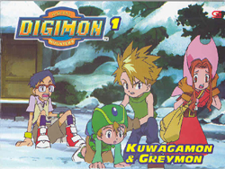 Digimon 1 : Kuwagamon dan Greymon
