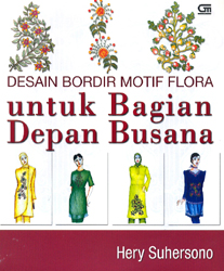 Desain Bordir Motif Flora Untuk Bagian Depan Busana