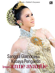 Sanggul Glamour untuk Kebaya Pengantin Kreasi Anne Avantie