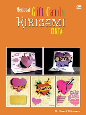 Membuat Gift Cards Kirigami 'Cinta'