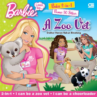 Barbie I Can Be 2-in-1: Dokter Hewan Kebun Binatang dan Pemandu Sorak