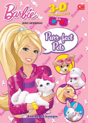 Barbie 3D Coloring Book: Binatang Kesayangan