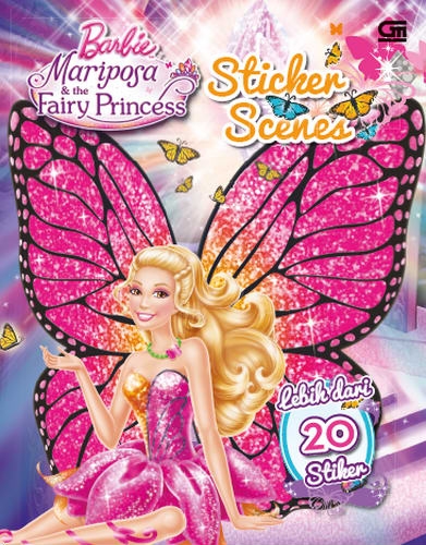 Barbie Mariposa &amp; The Fairy Princess - Sticker Scene
