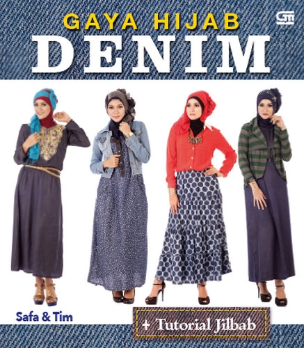 Gaya Hijab Denim