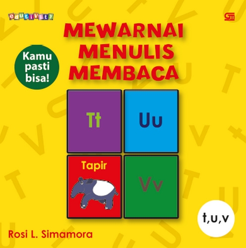 Mewarnai-Menulis-Membaca t, u, v
