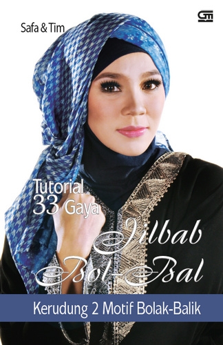 Tutorial 33 Gaya Jilbab Bol-Bal, Kerudung 2 Motif Bolak-Balik