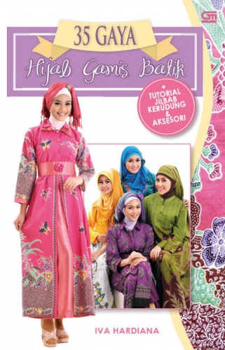 35 Gaya Hijab Gamish Batik