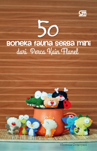 50 Boneka Fauna Serba Mini dari Perca Kain Flanel