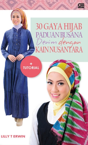 30 Gaya Hijab Panduan Busana Denim dengan Kain Nusantara